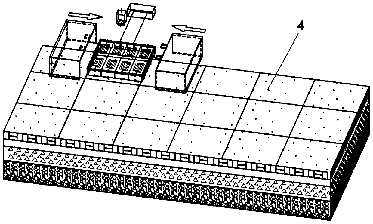 Electromagnetic wave or microwave emitting device for infrared lossless road disease detection