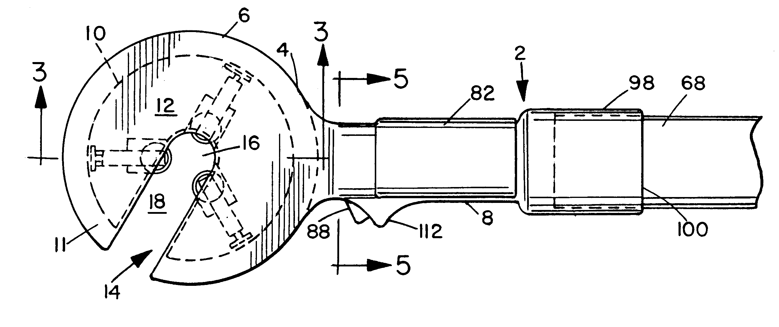 Power-driven hand-held tubing cutter