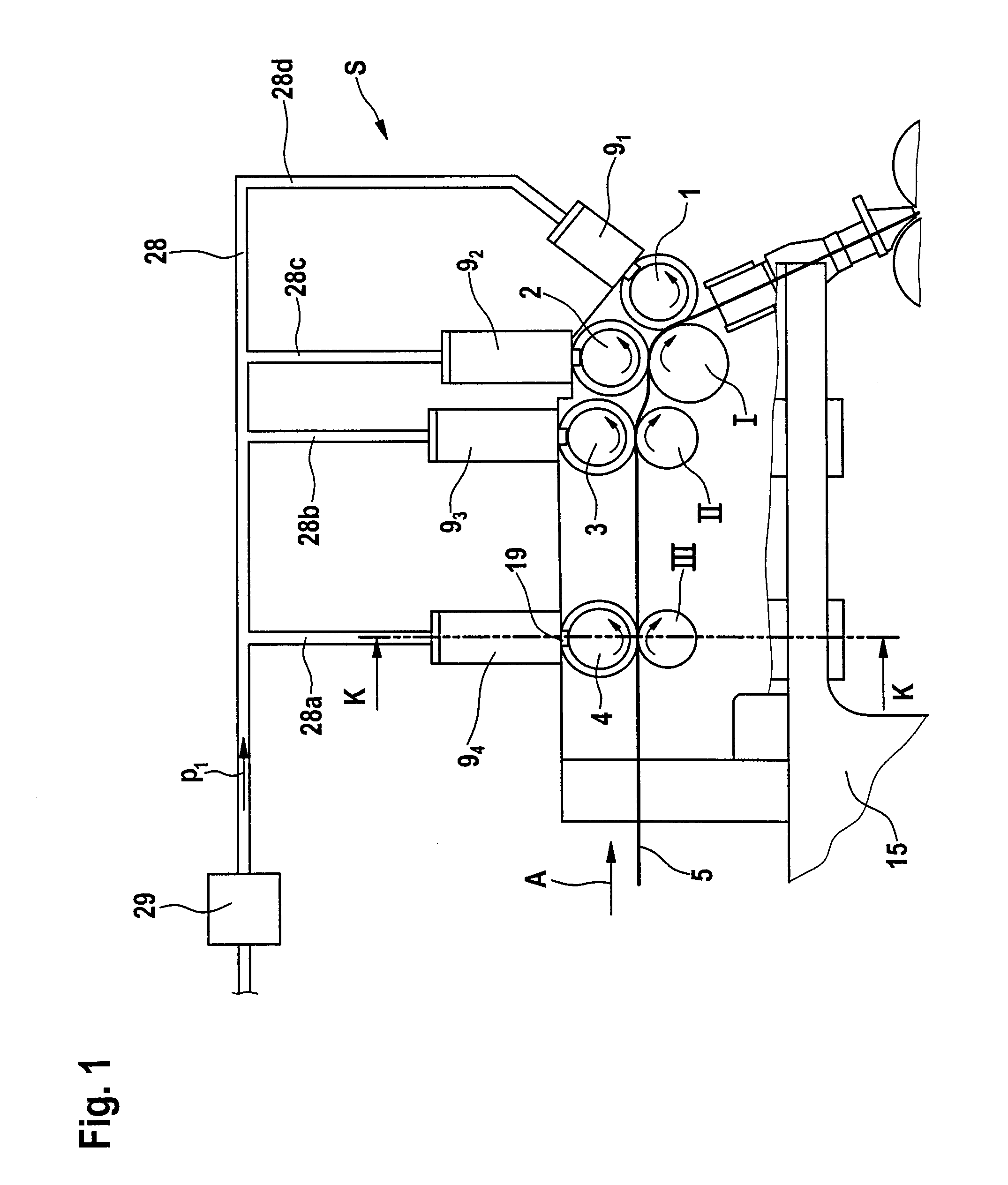 Device on a drafting system of a draw frame for textile fibre slivers