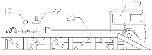 Rapid detection device and method for horizontal winching machine