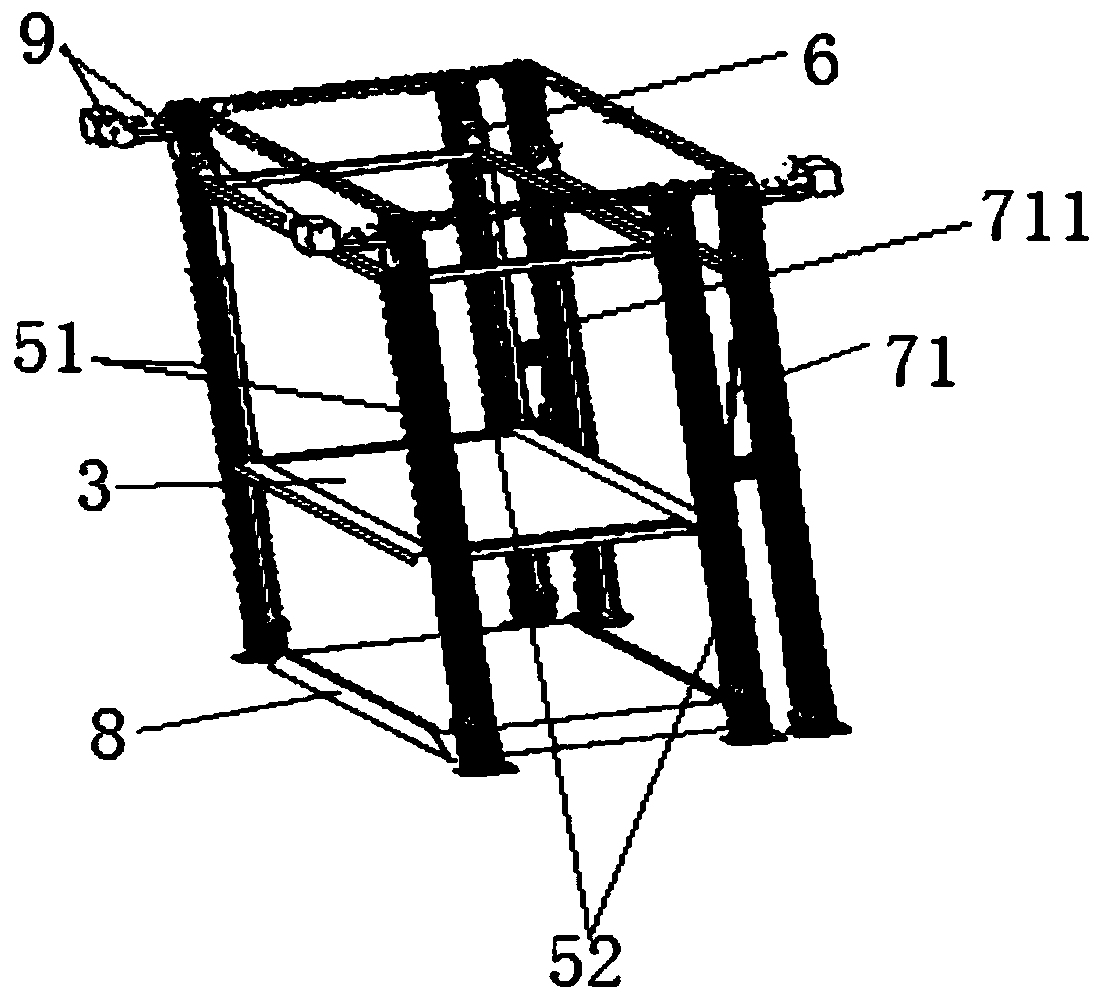 Small double-layer parking device with no avoidance at side position