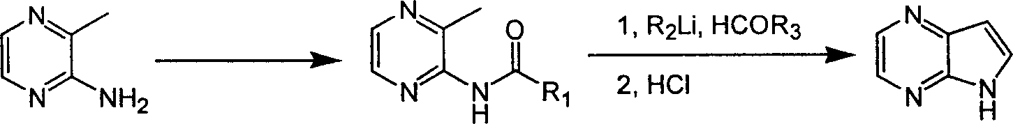 Preparing process of 4,4-diazaindole