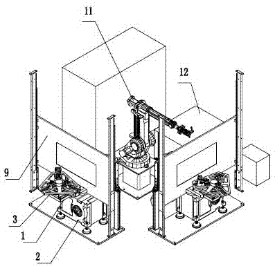 Multi-station impeller laser welding machine