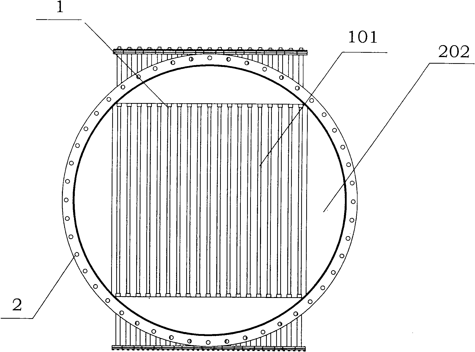 Large-flow ultraviolet fluid sterilizer