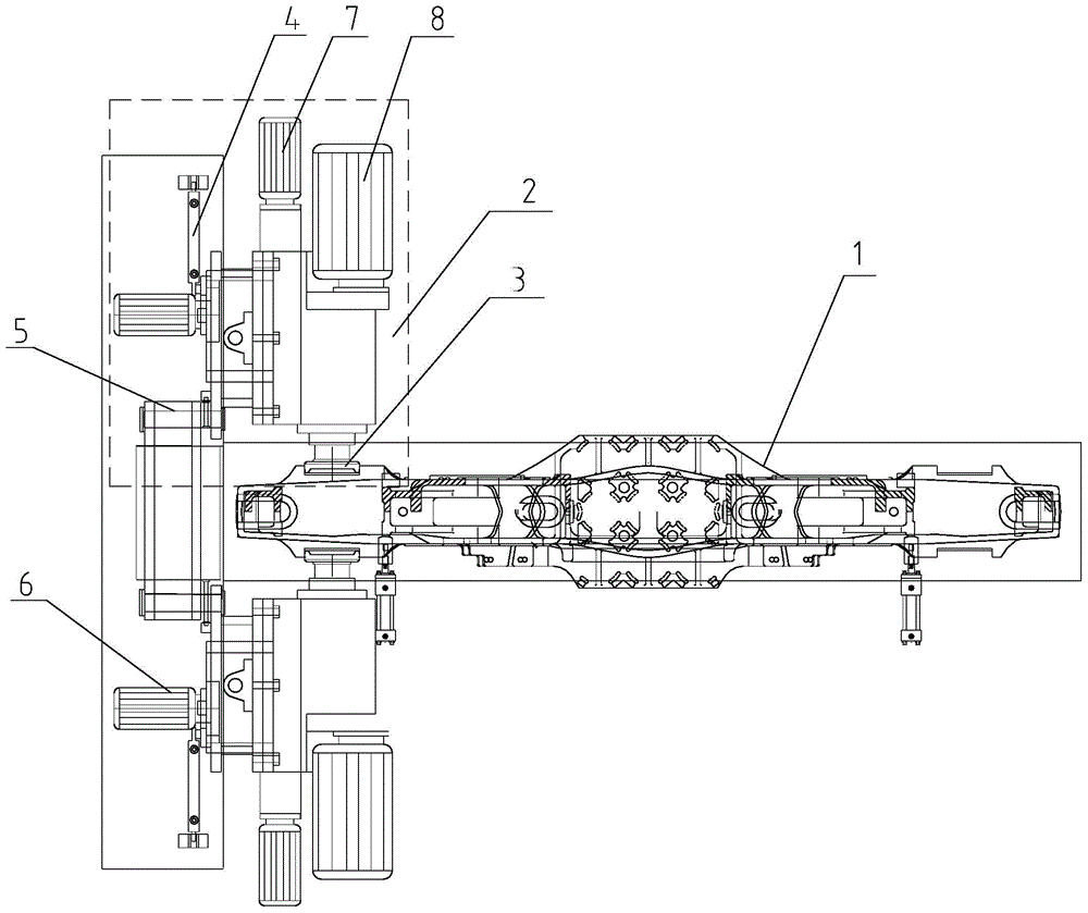 Side frame groove processing method