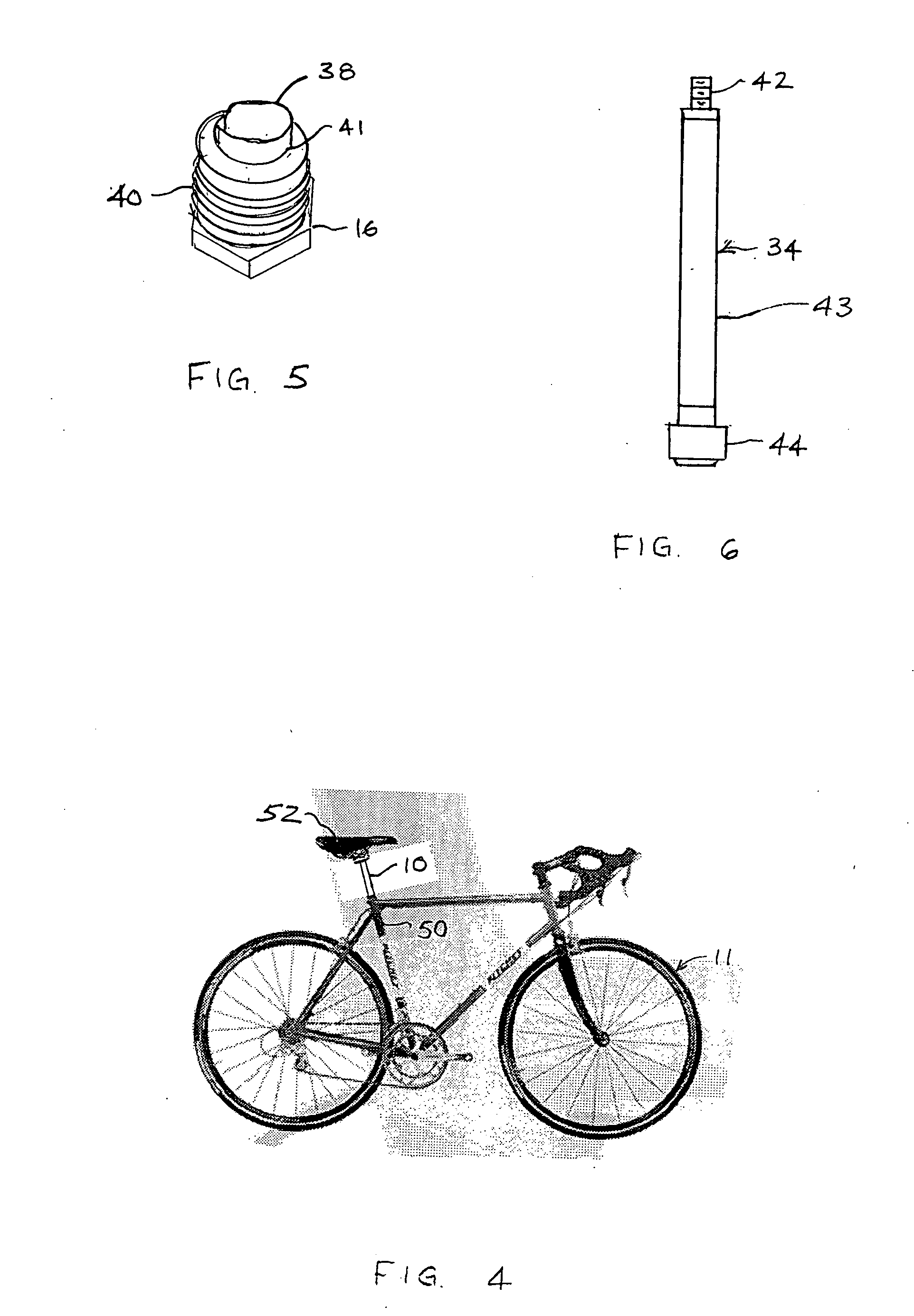 Bicycle pump seatpost