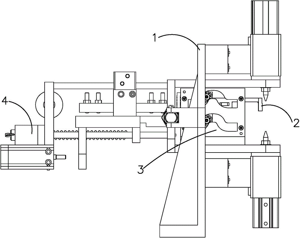 Resistance wire winding machine resistance wire clamping device with position monitoring function