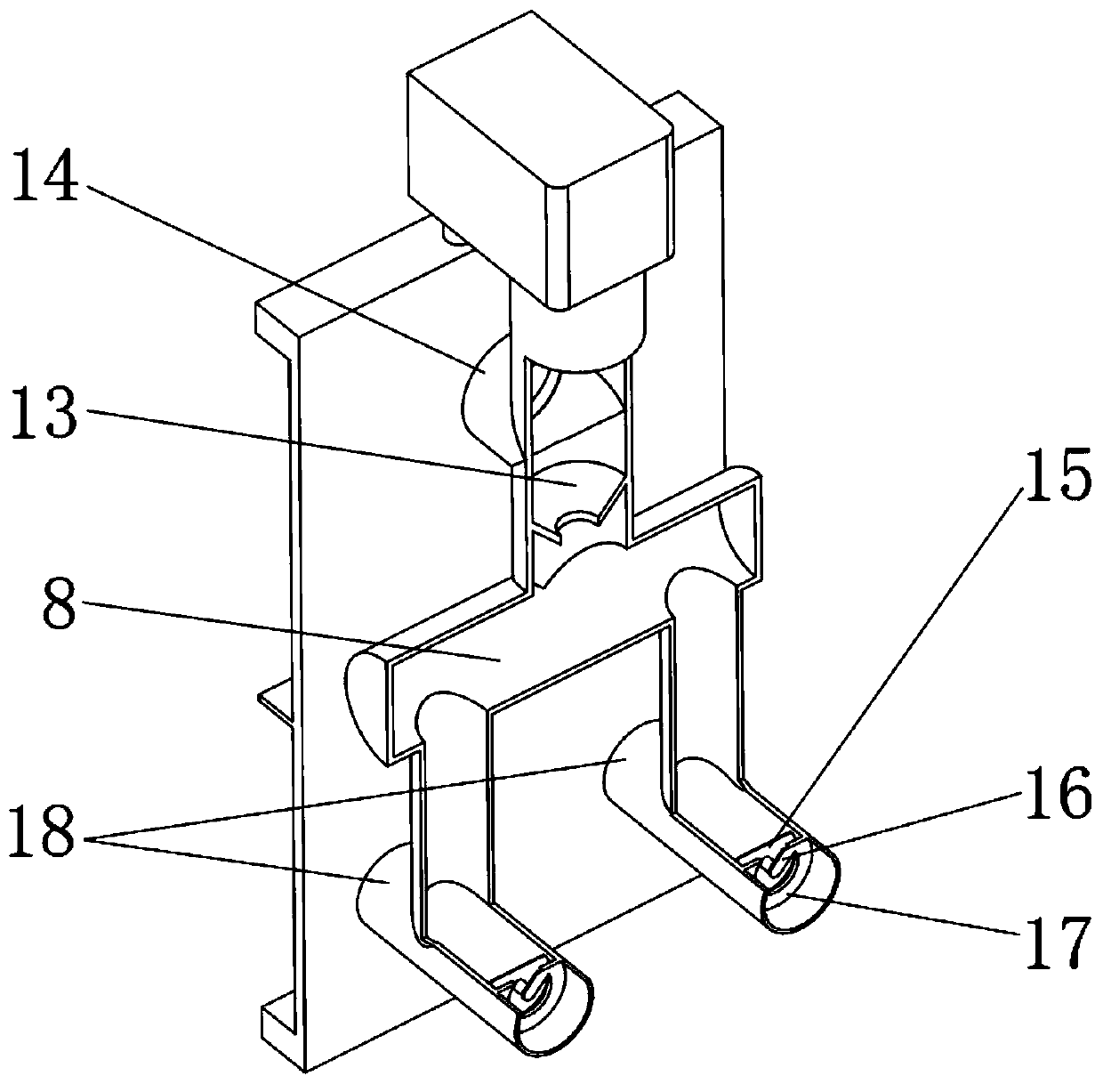 Corrugation elimination device for thin films