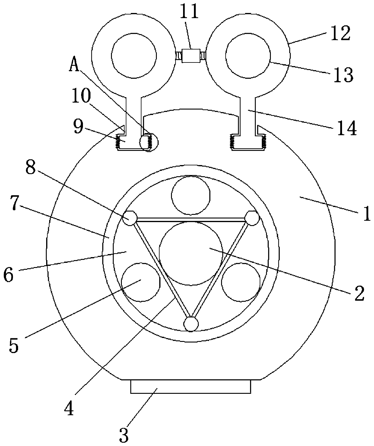 A self-supporting optical cable with identification strip