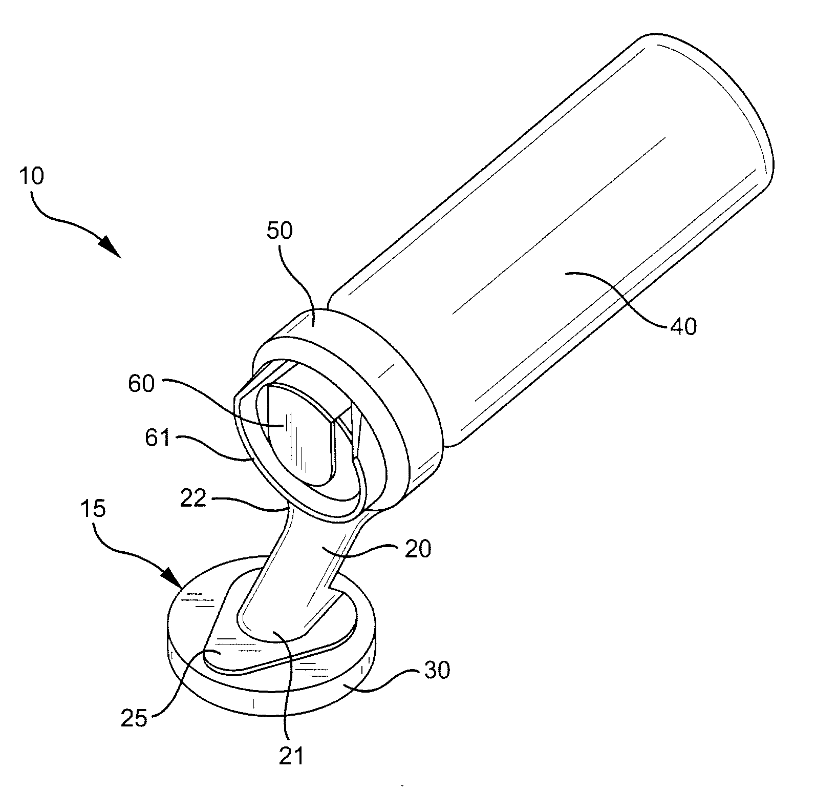 Aerosol patient preparatory applicator