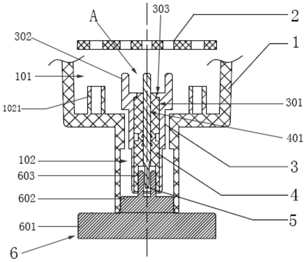 Vehicle-mounted camera module connector including positioning structure and assembly method thereof