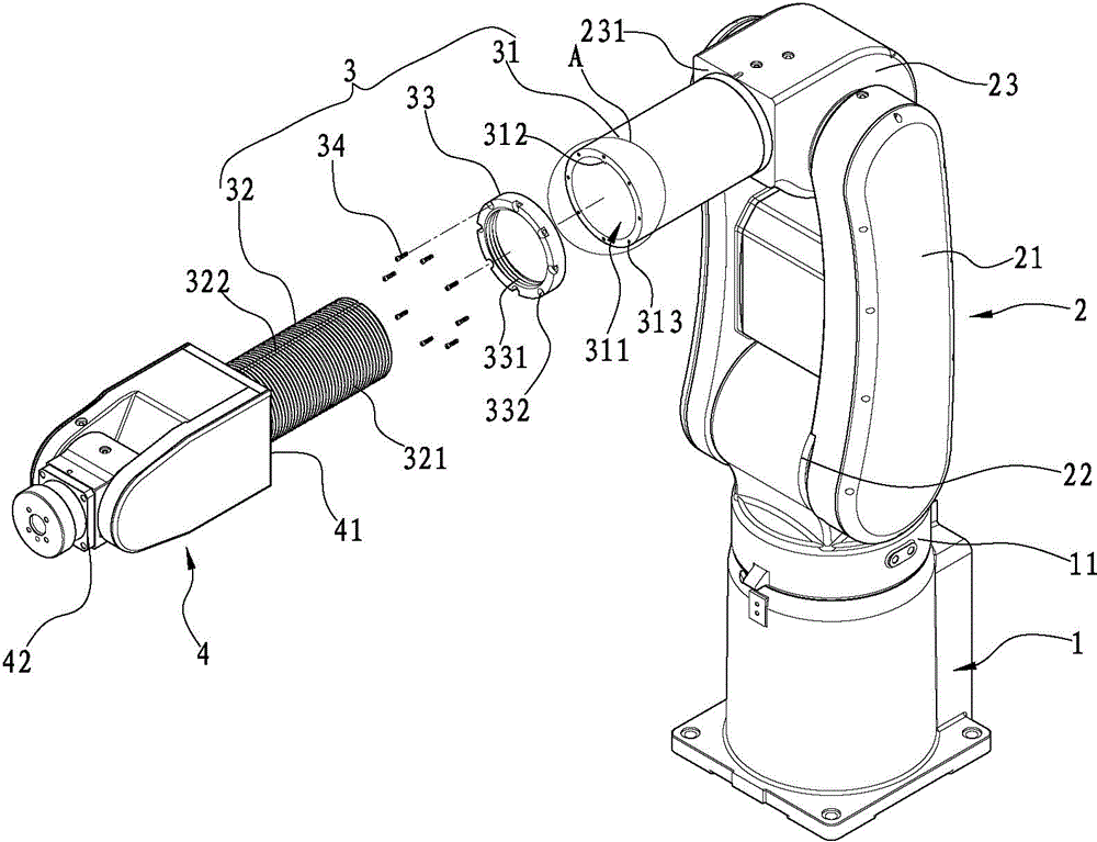 Manipulator with adjusting structure