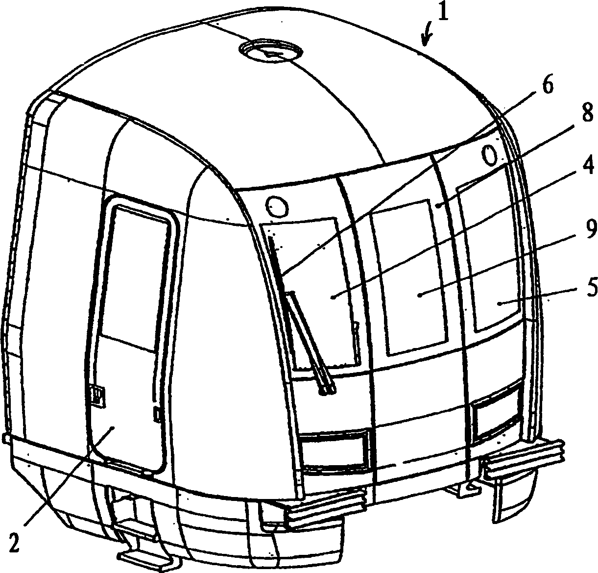 Escape device for a rail vehicle