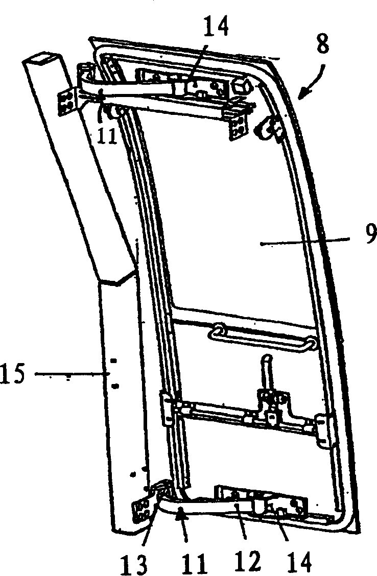 Escape device for a rail vehicle