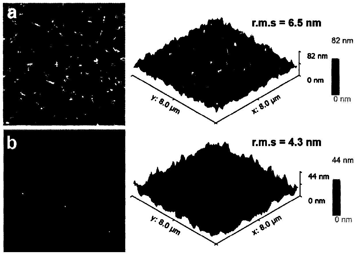 Method for depositing perovskite film on hydrophobic hole transport layer