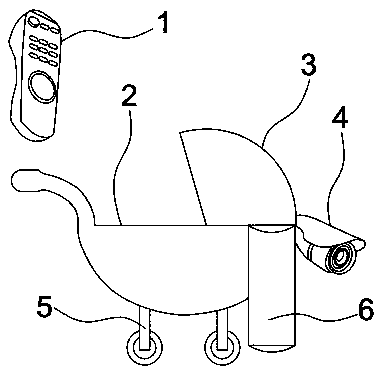 Remote control automatic sewage suction device for large yellow croaker nursery pond