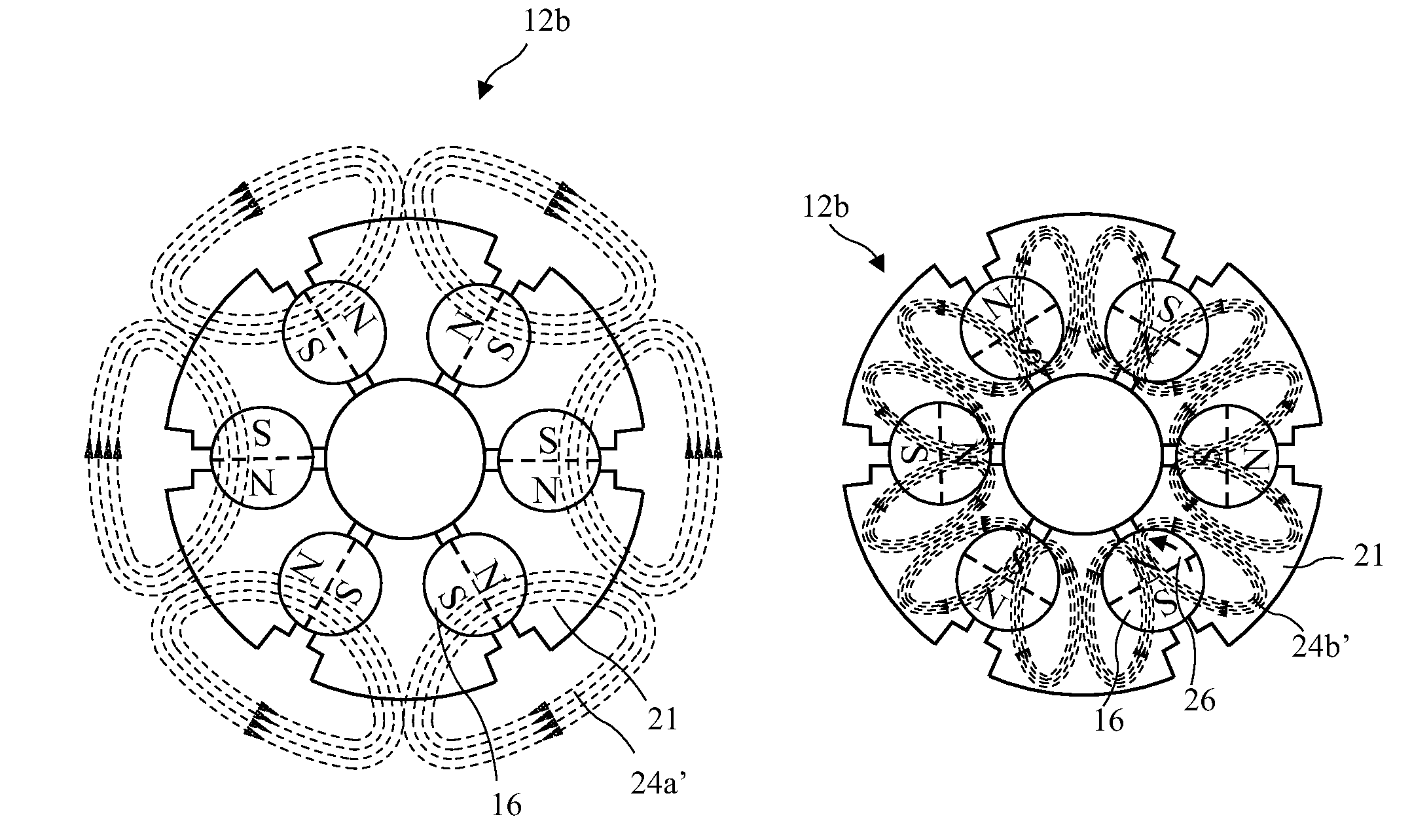 Windmill generator with mechanically tuneable permanent magnetic field