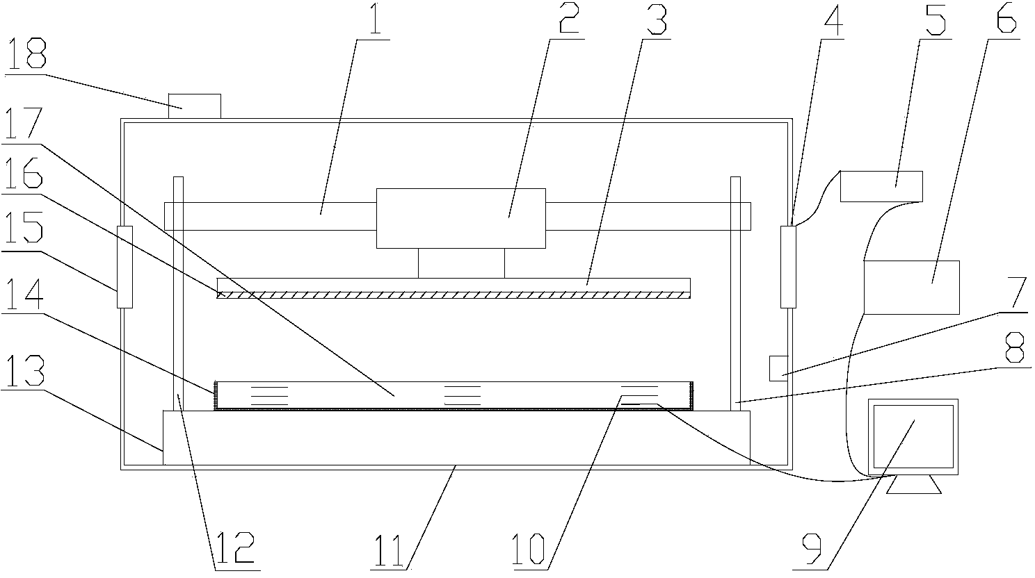 Asphalt pavement load temperature coupling testing device and testing method thereof