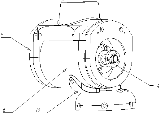 Measuring arm with self-balance shaft