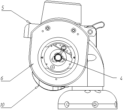 Measuring arm with self-balance shaft