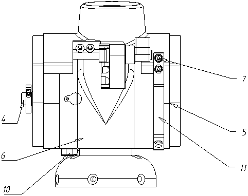 Measuring arm with self-balance shaft