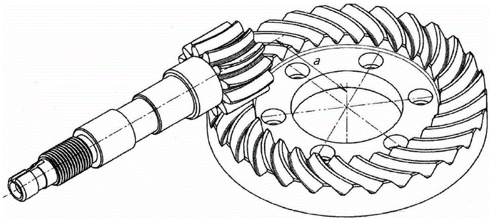 Herringbone tooth surface gear transmission mechanism and tooth milling method for herringbone tooth surface gear of herringbone tooth surface gear transmission mechanism