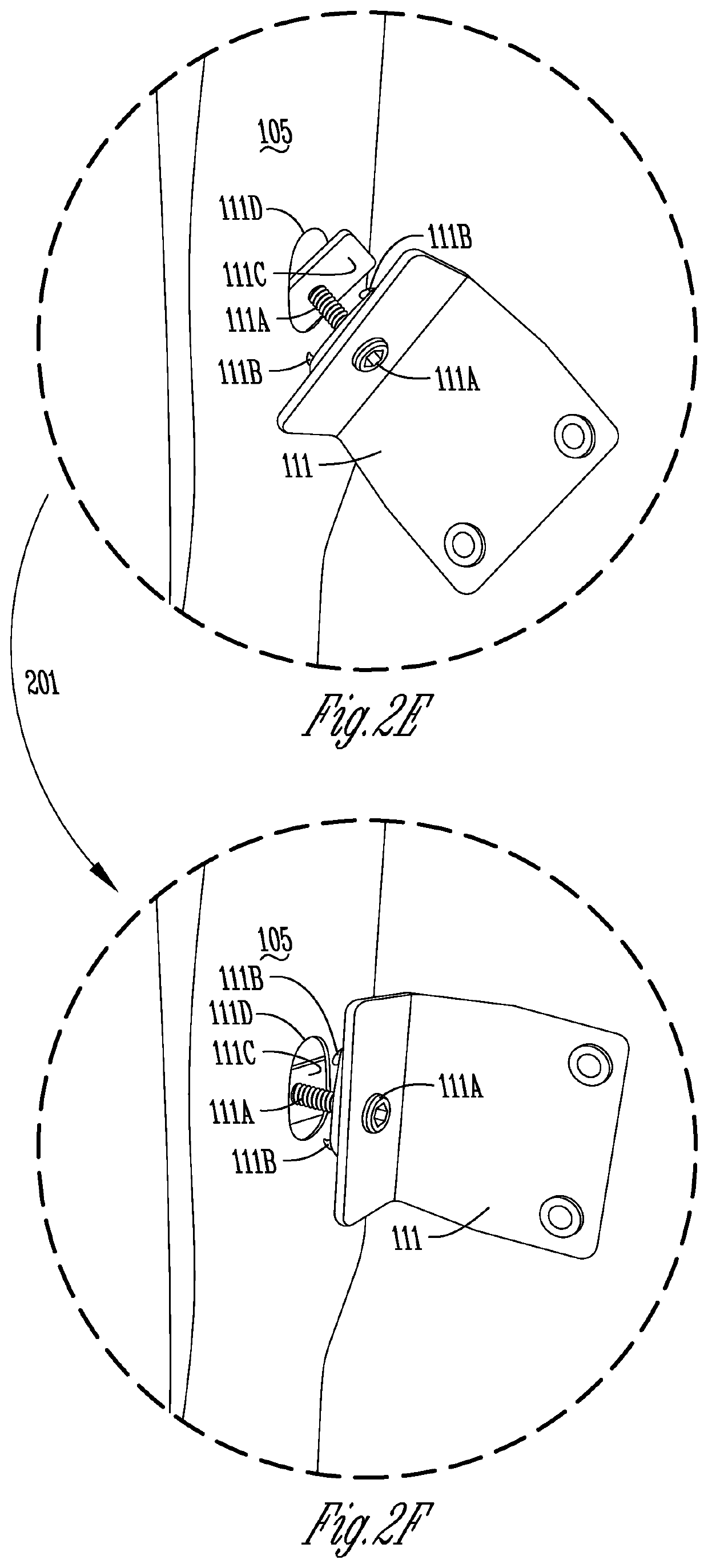 Brackets and methods for installing modular, lightweight load-carrying panels and racks on automobiles