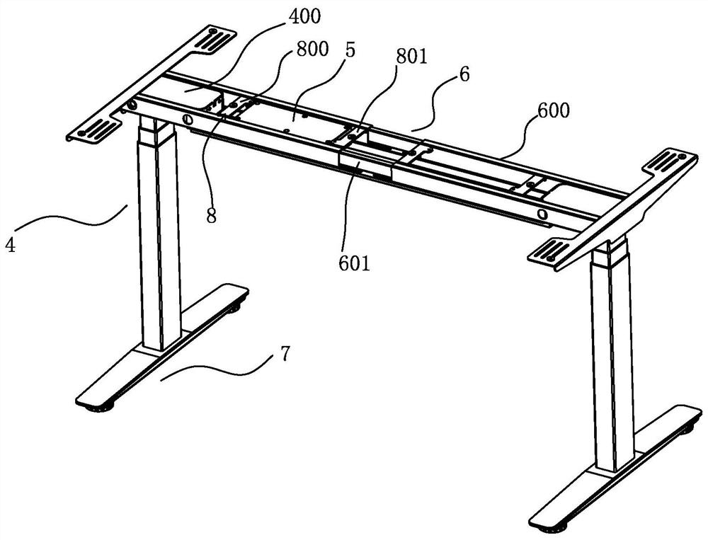 Electric lifting table with wireless power supply system and lifting table system