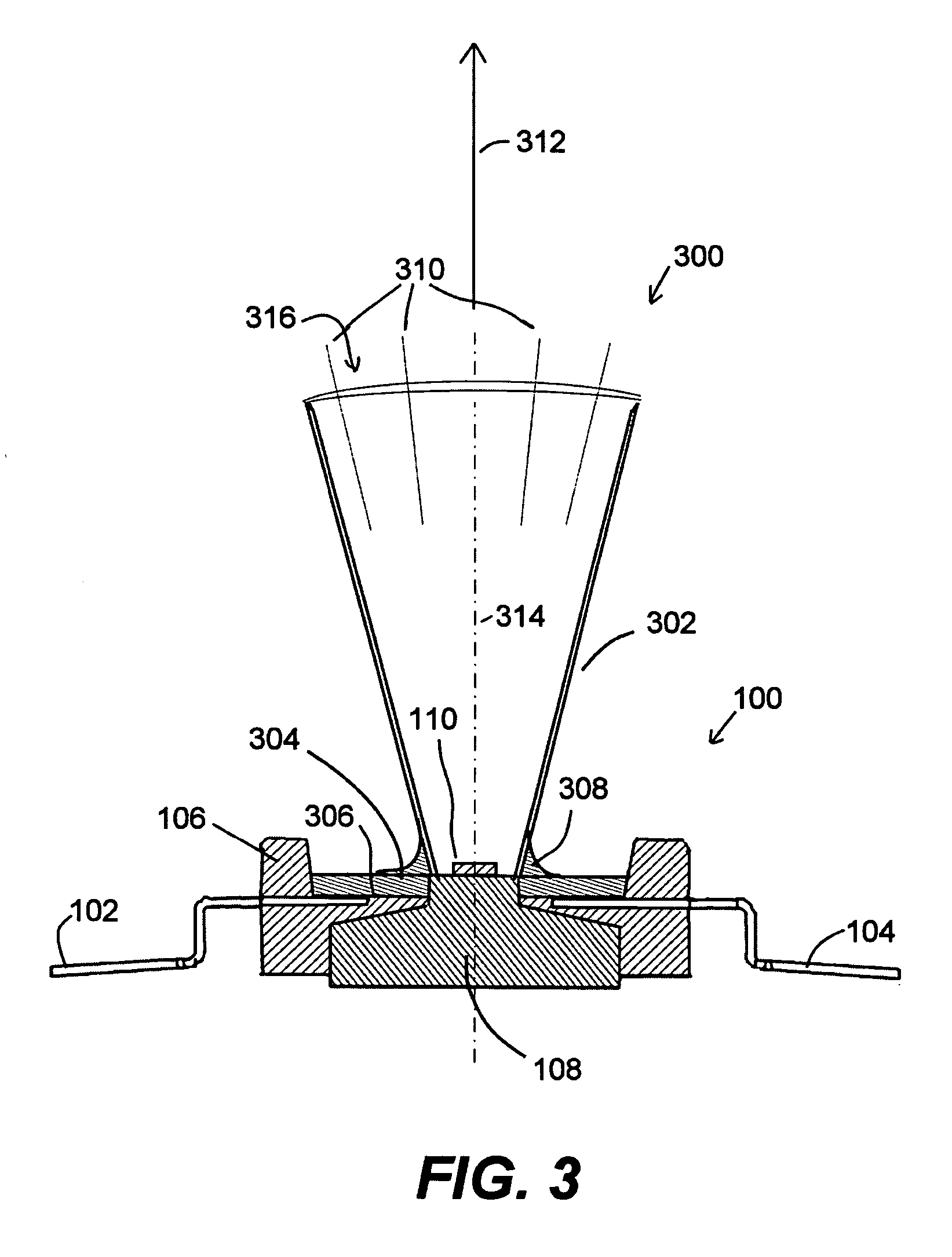 Light insertion and dispersion system