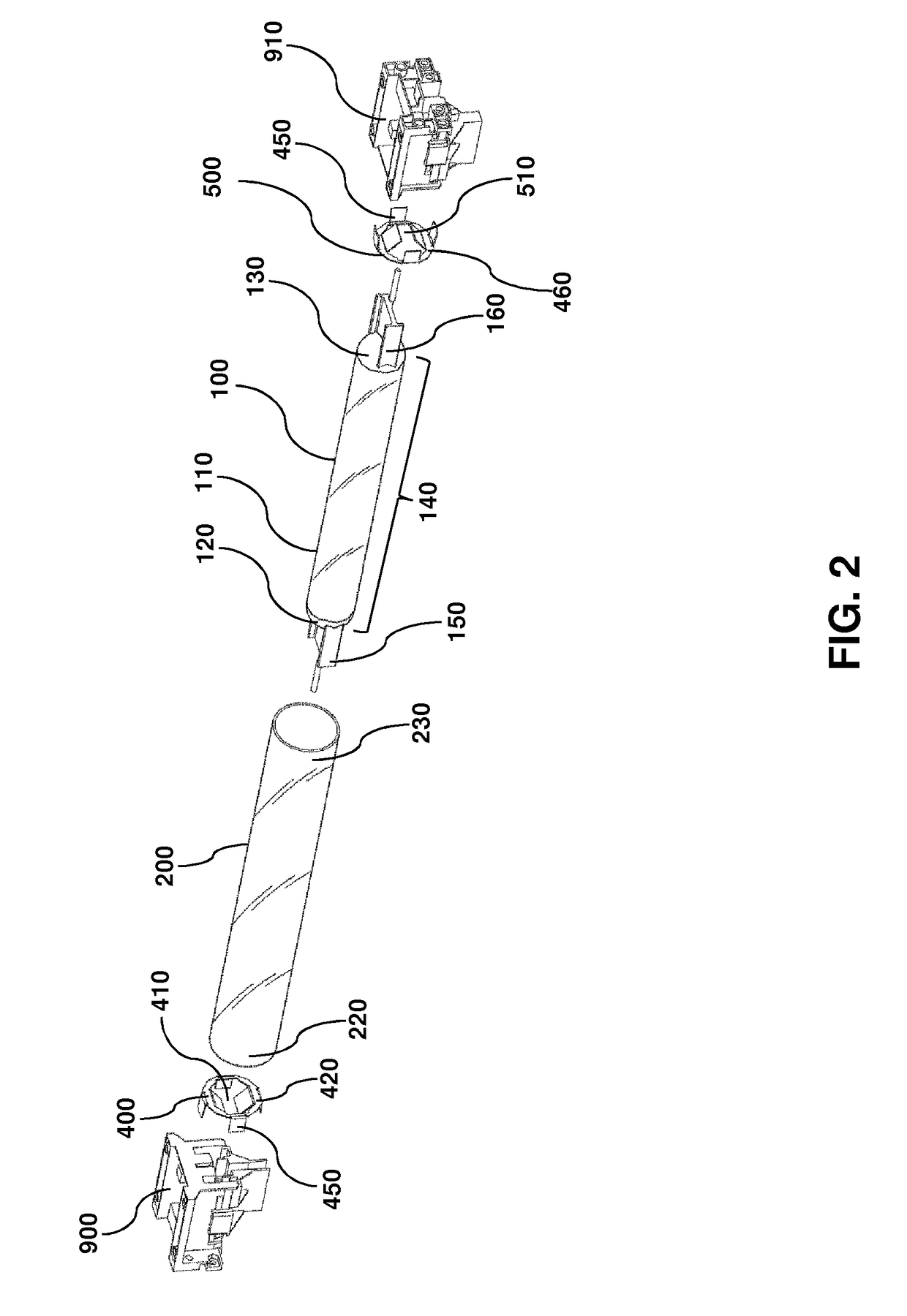 Thermally isolated high intensity light source