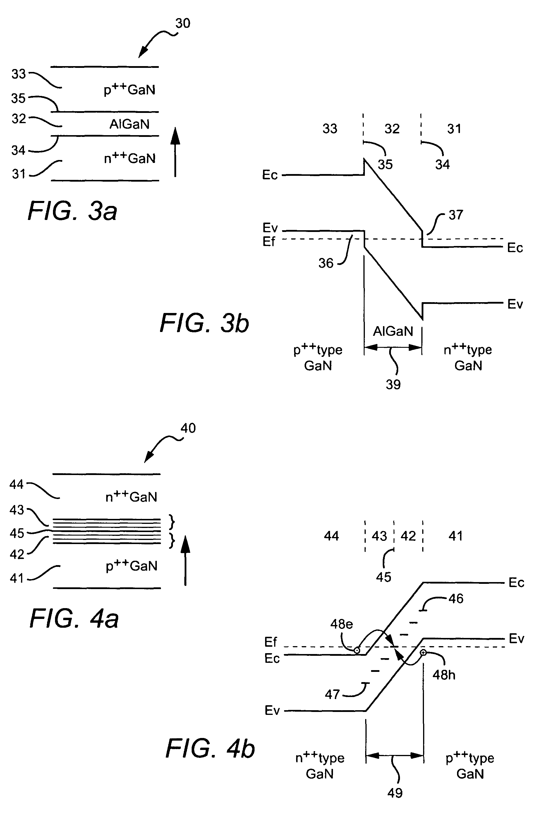 Low resistance tunnel junctions in wide band gap materials and method of making same