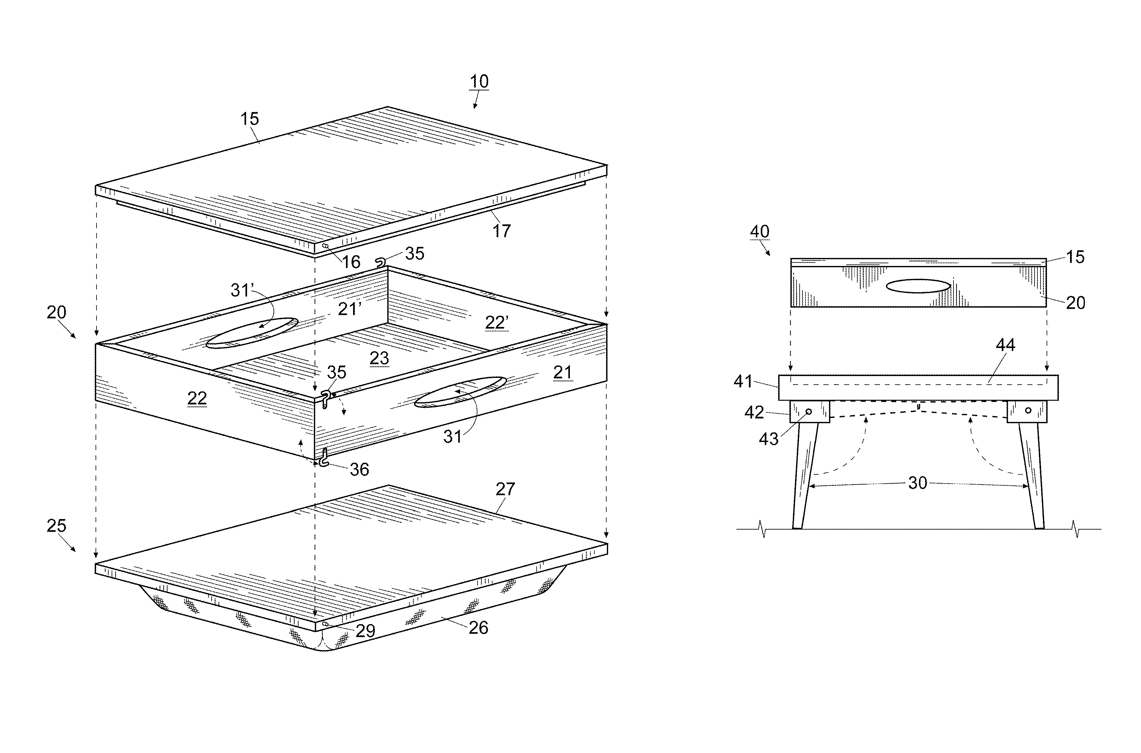 Tray system and method