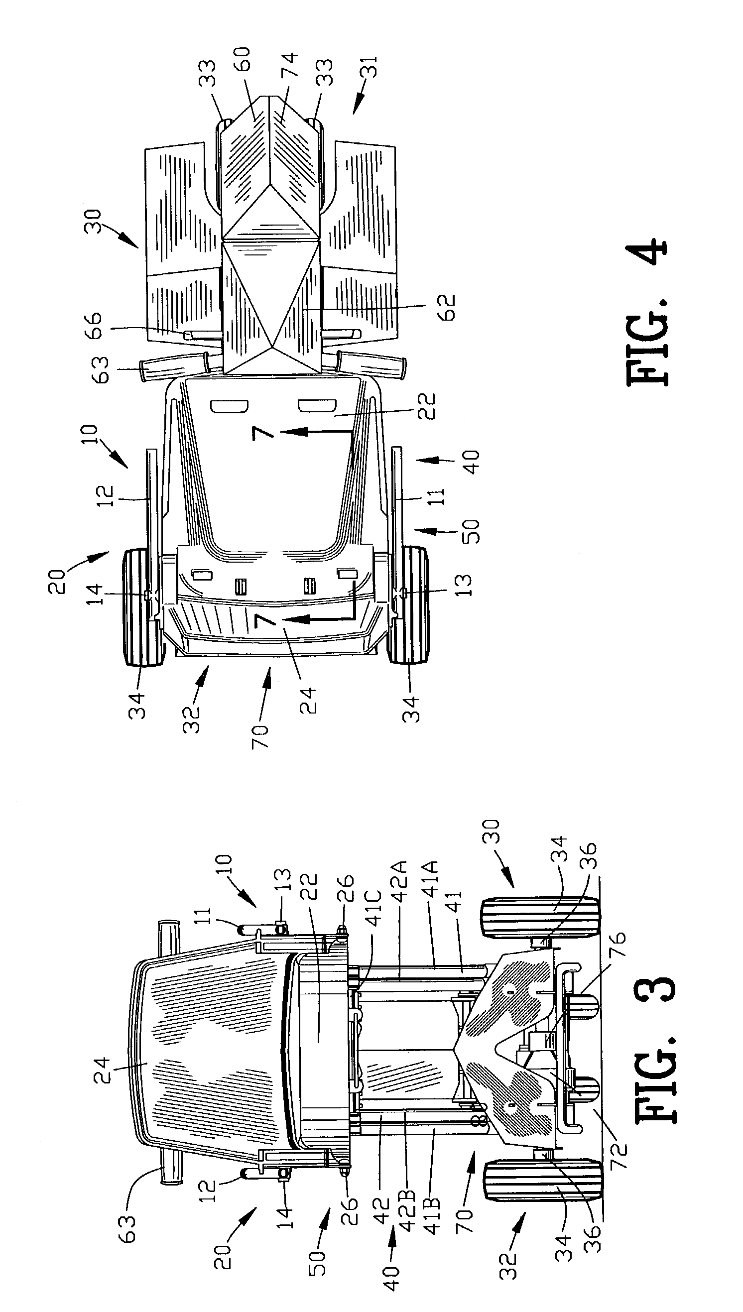 Foldable armrest for chair