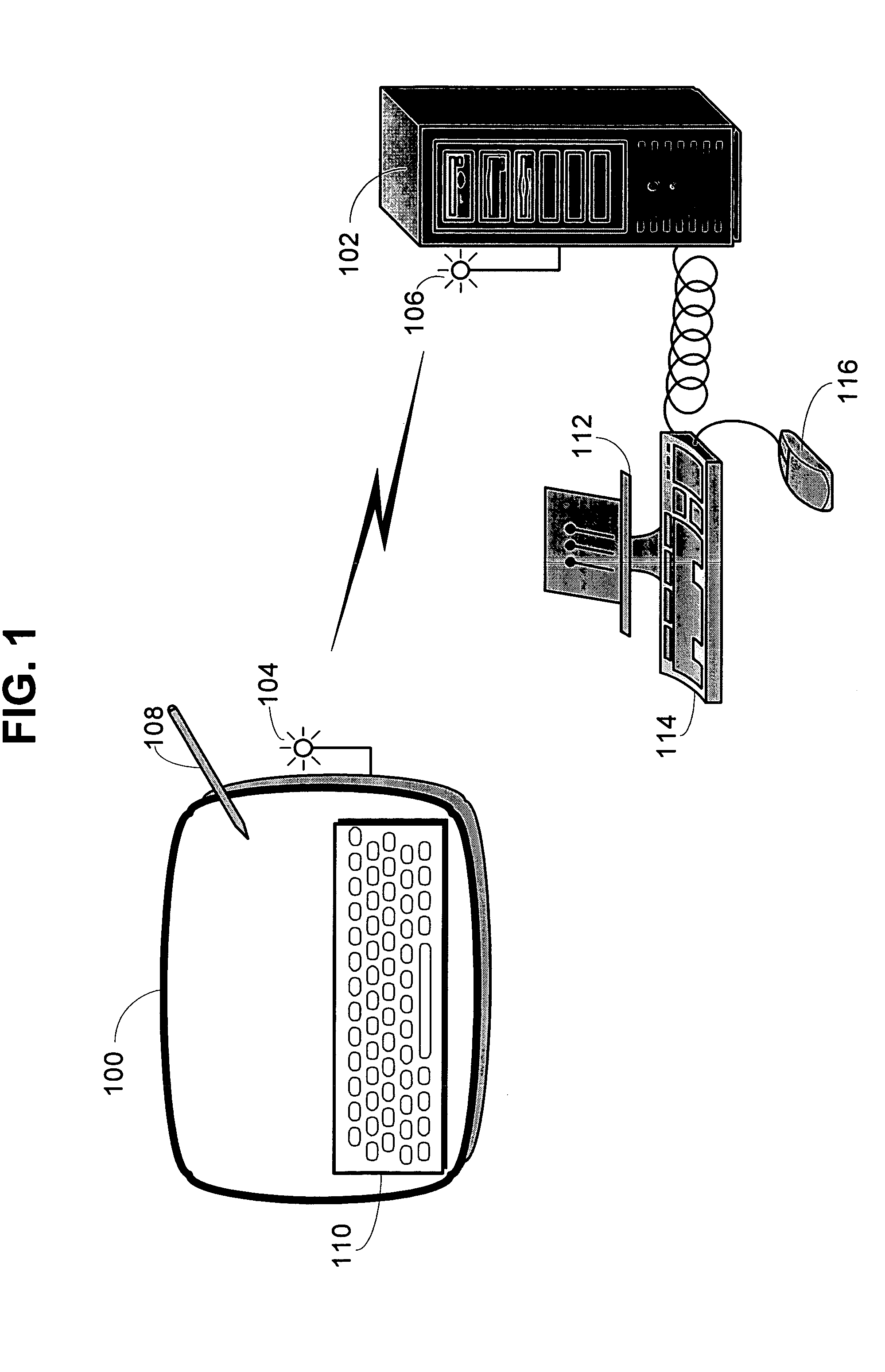 Method and system for using a keyboard overlay with a touch-sensitive display screen