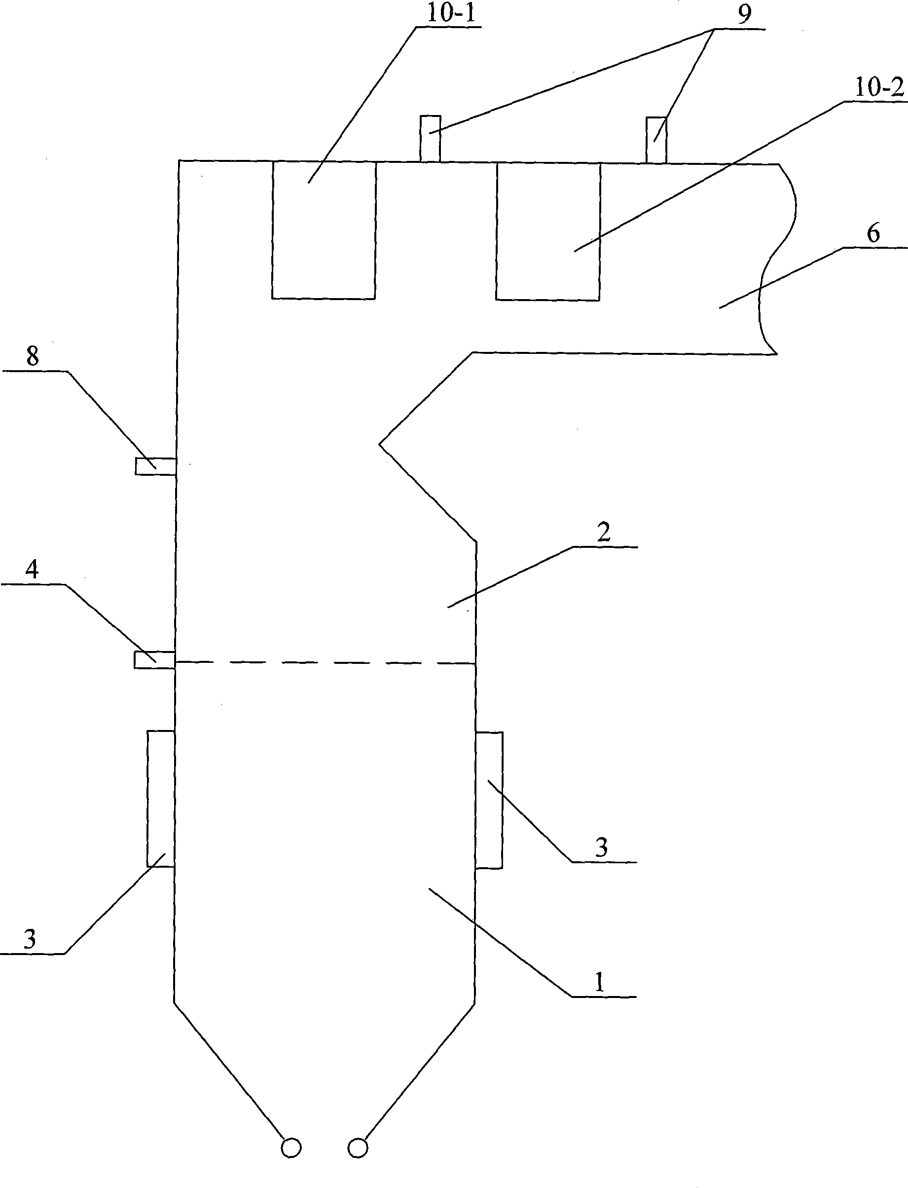 Lignite low nitrogen oxide combustion method with dry-type amino reductive delivery