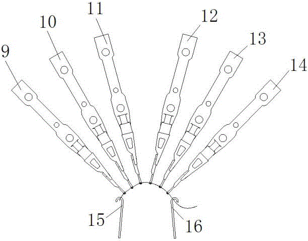 A control device and control method for the knitting process of a double-needle bed warp knitting machine