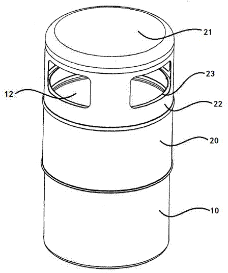 Plastic dustbin with heat-resisting and fireproofing functions