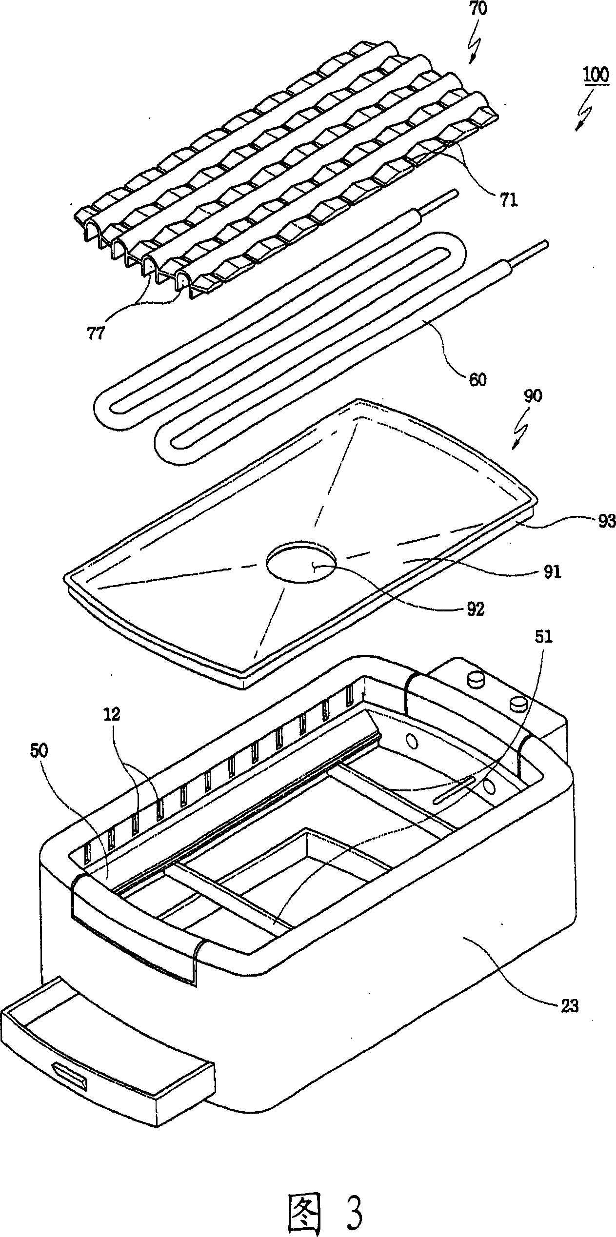 Air circulation system of roaster