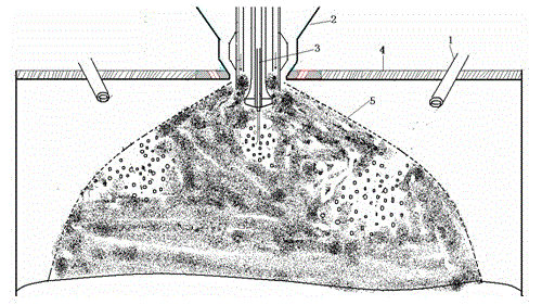 Accelerated flash furnace ignition device of ore concentrate