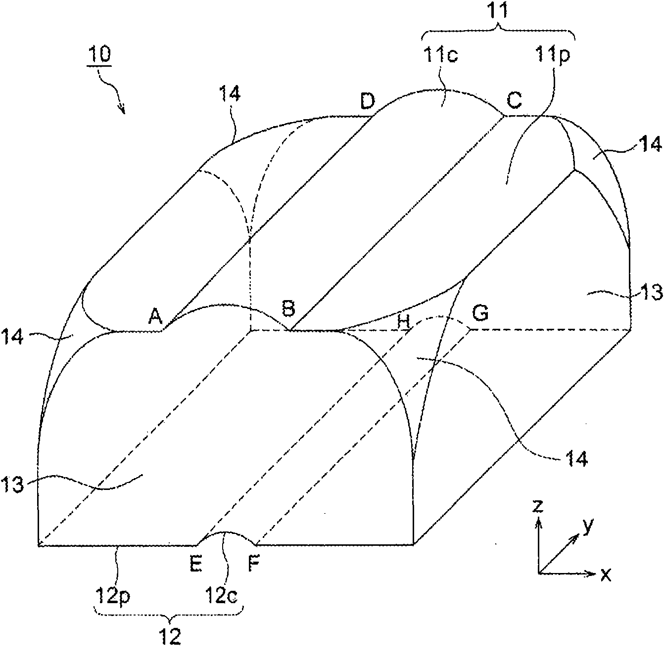 Optical element manufacturing method and optical element