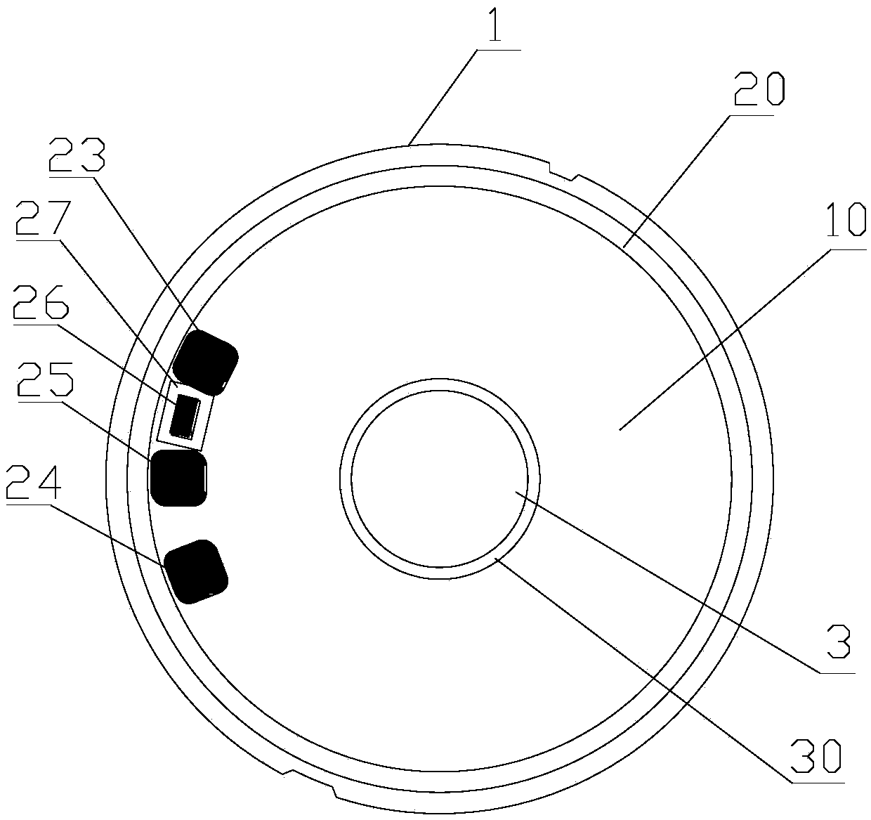 Flat plate thick film heater and preparation process thereof