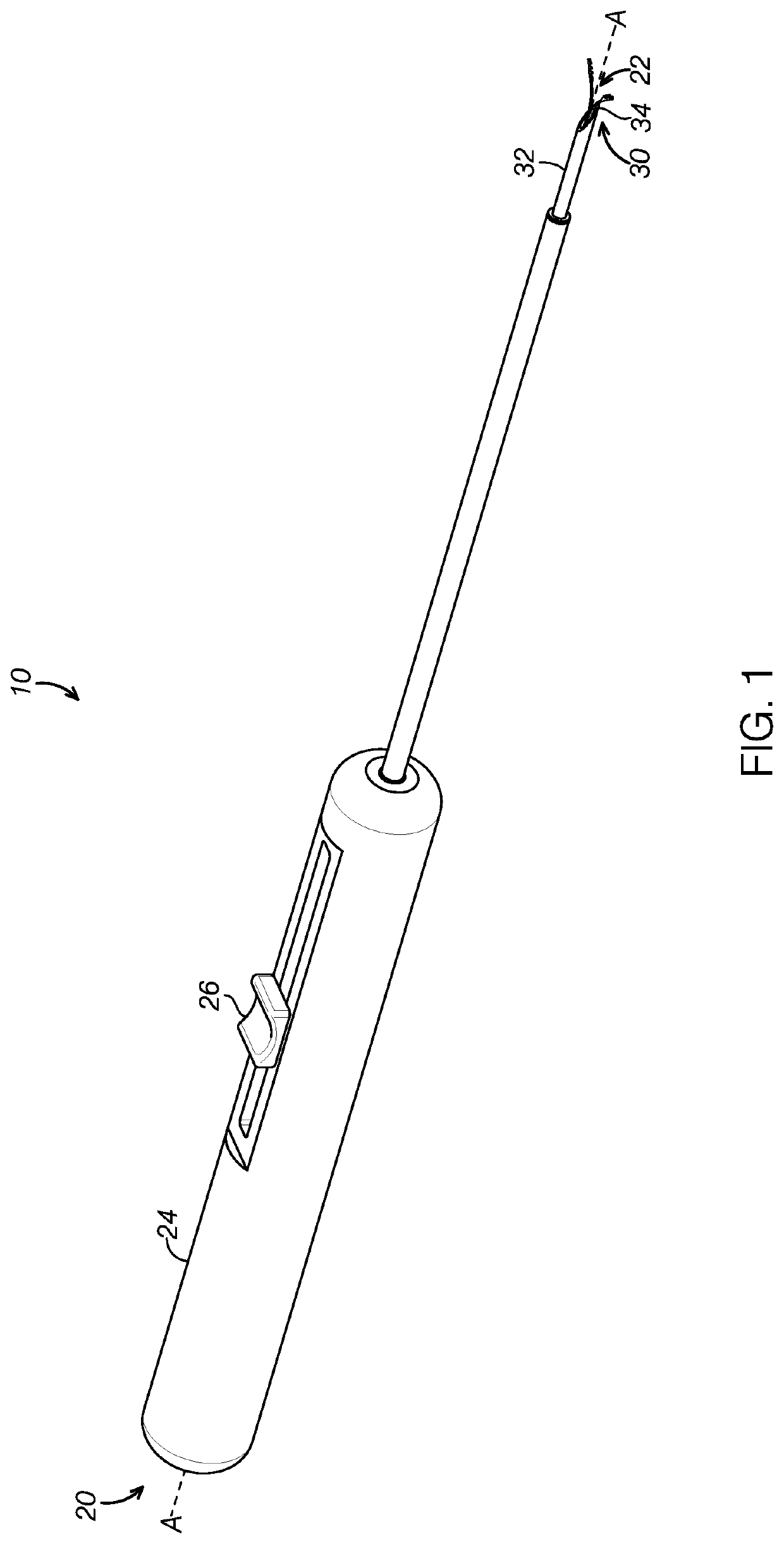 Suture passing device