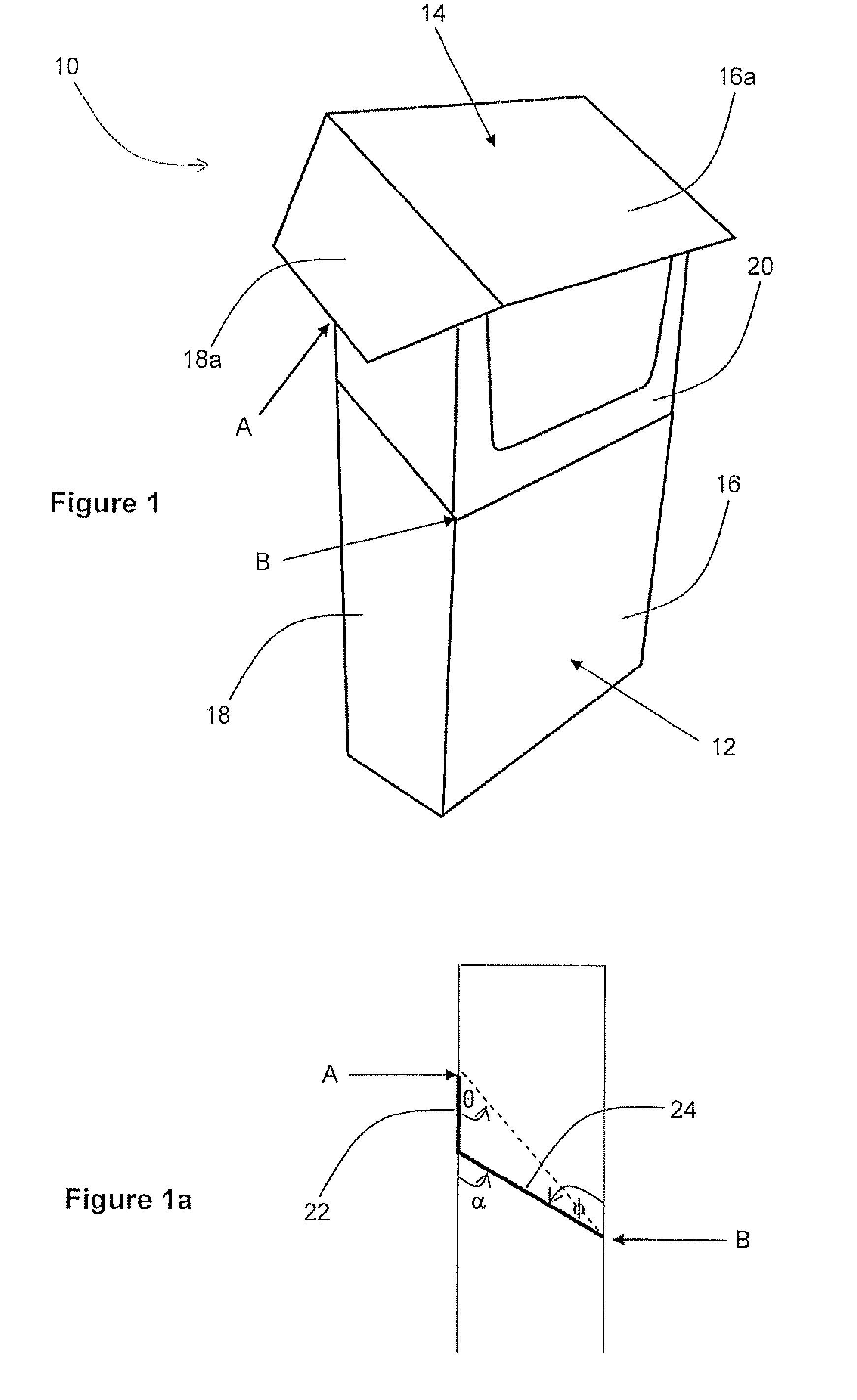 Hinge lid container