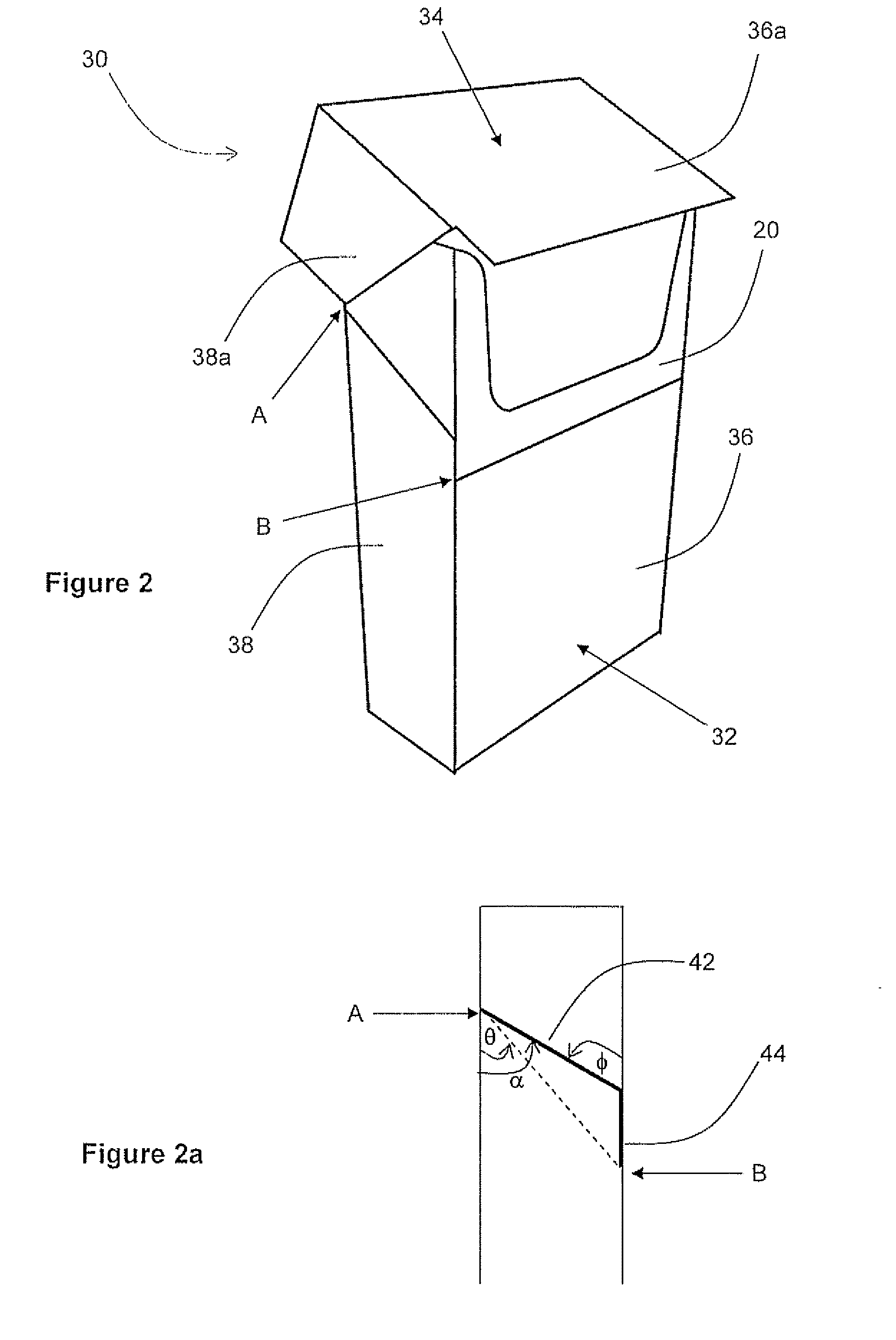 Hinge lid container