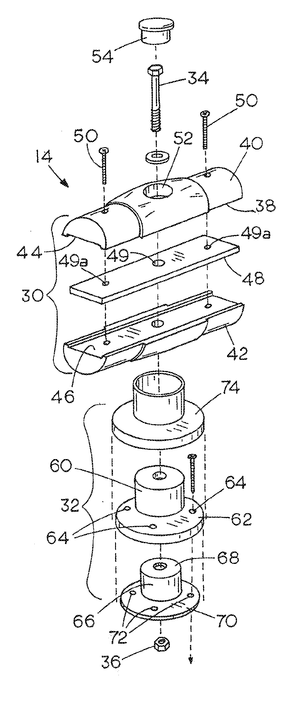 Reinforced Supporting Connectors for Tubular Grab Railings