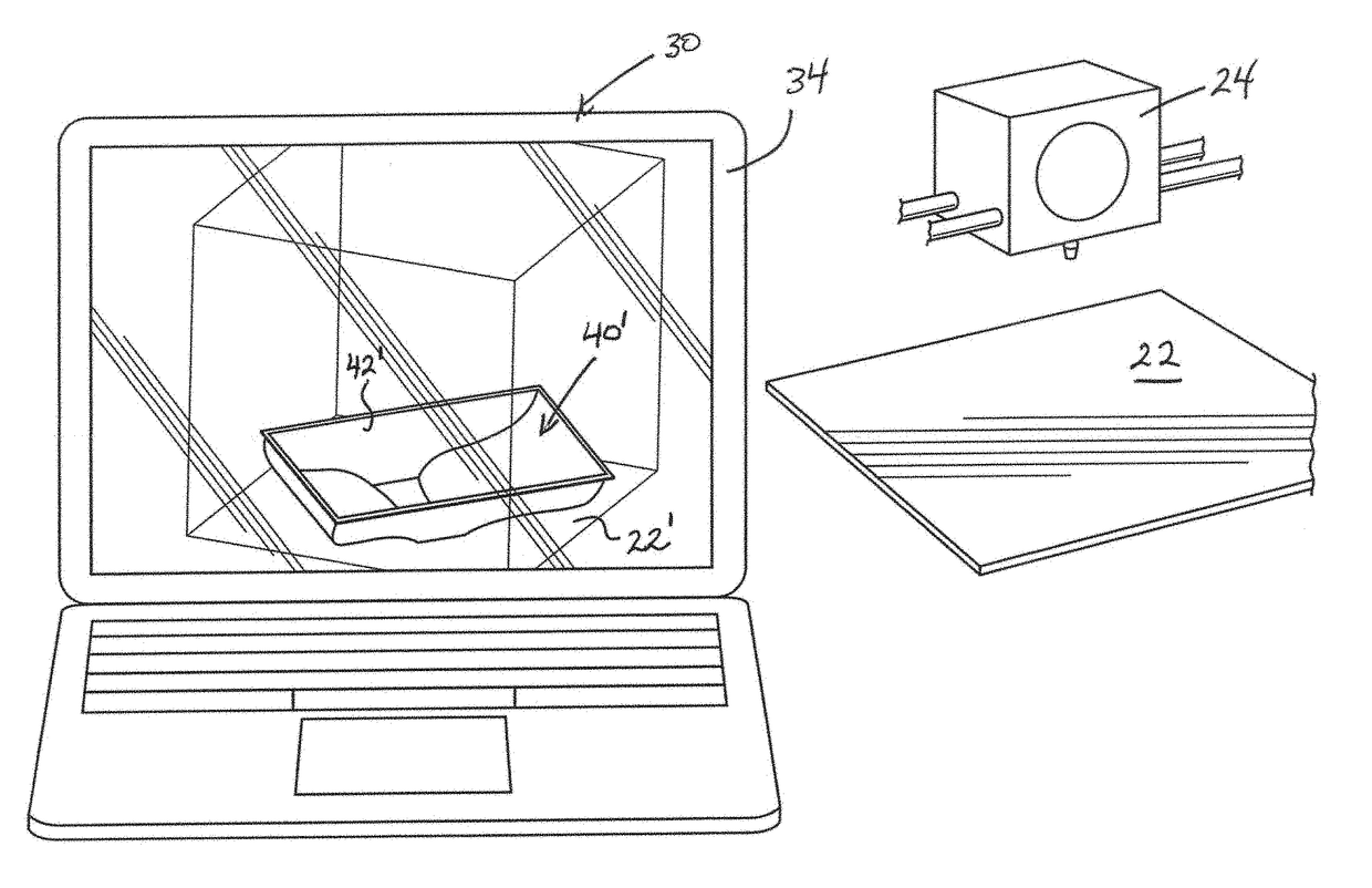 Method of reducing and optimising printed support structures in 3D printing processes