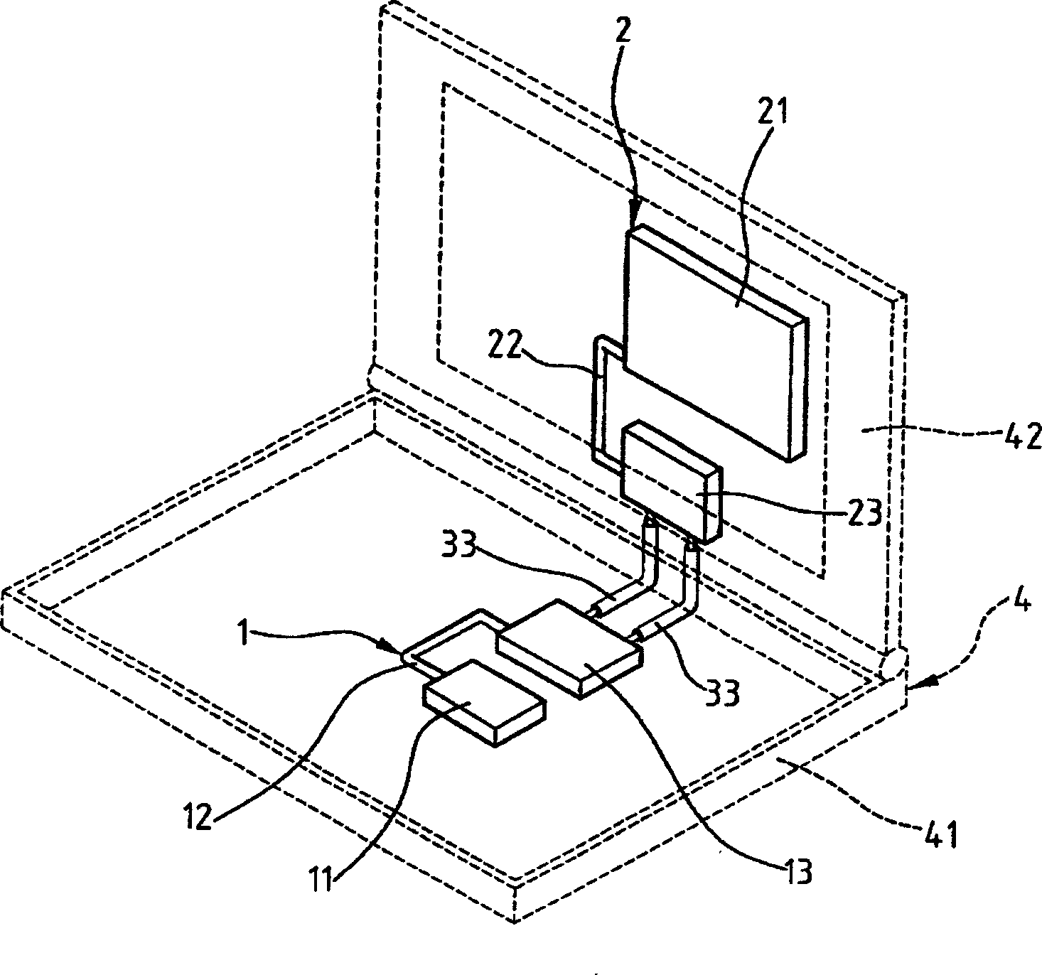 Repeatedly bend heat conducting & radiating module group with flexible pivot