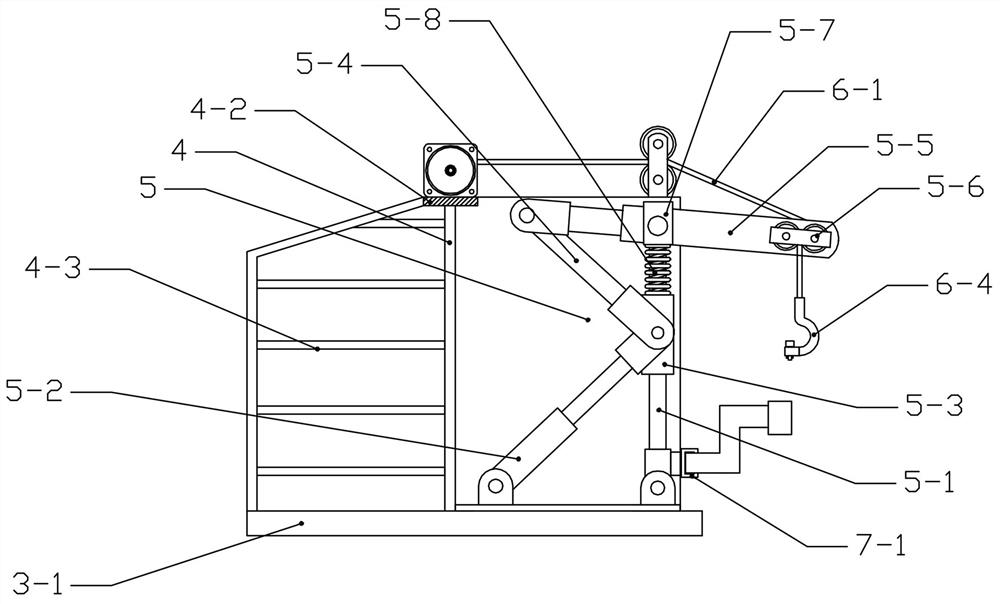 Maintenance platform device for outdoor transformer