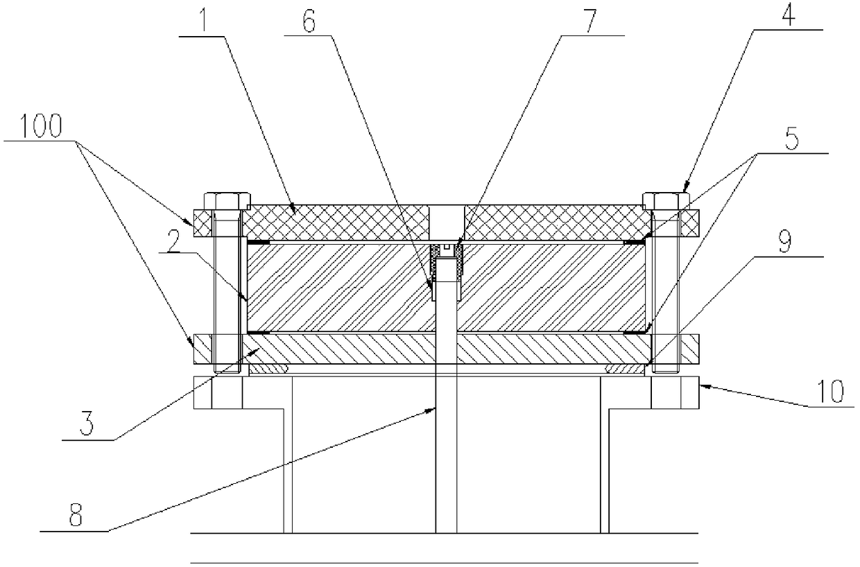 Composite tube plate for heat exchanger and heat exchanger containing same