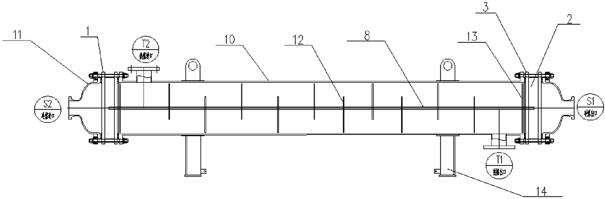 Composite tube plate for heat exchanger and heat exchanger containing same